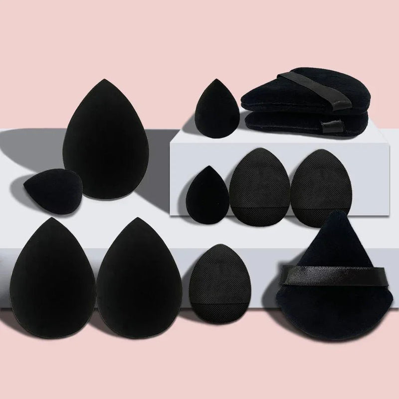 12 peças de esponja de maquiagem Blender Beauty Egg Soft - SHAMYS ONLINE SHOPPING