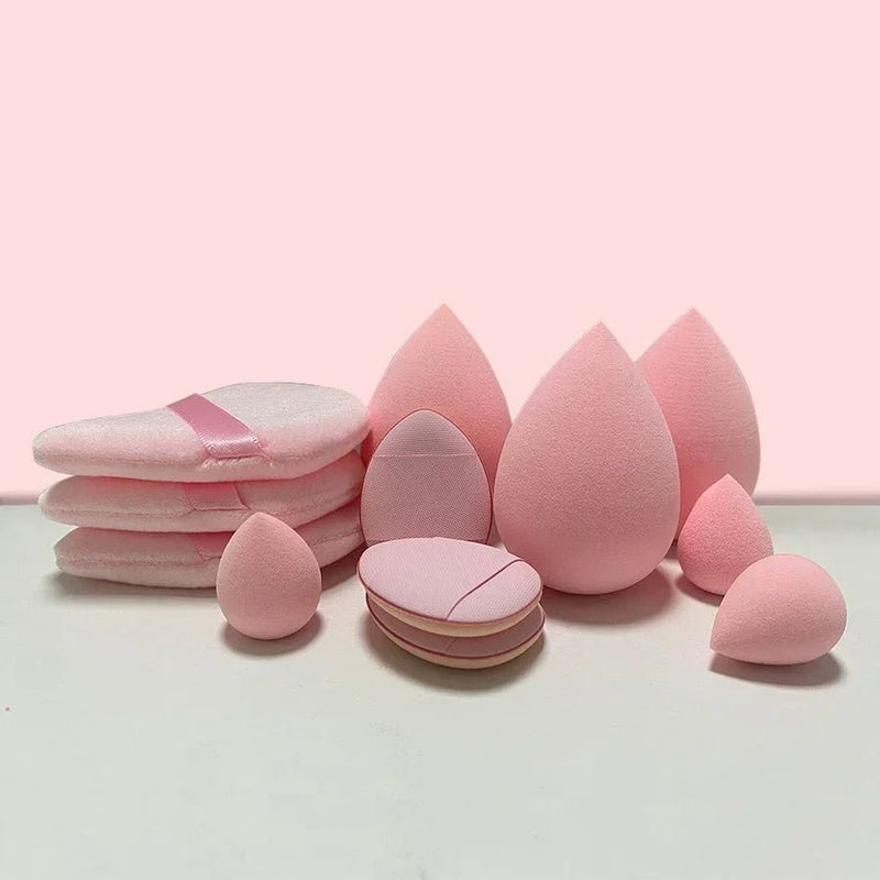 12 peças de esponja de maquiagem Blender Beauty Egg Soft - SHAMYS ONLINE SHOPPING