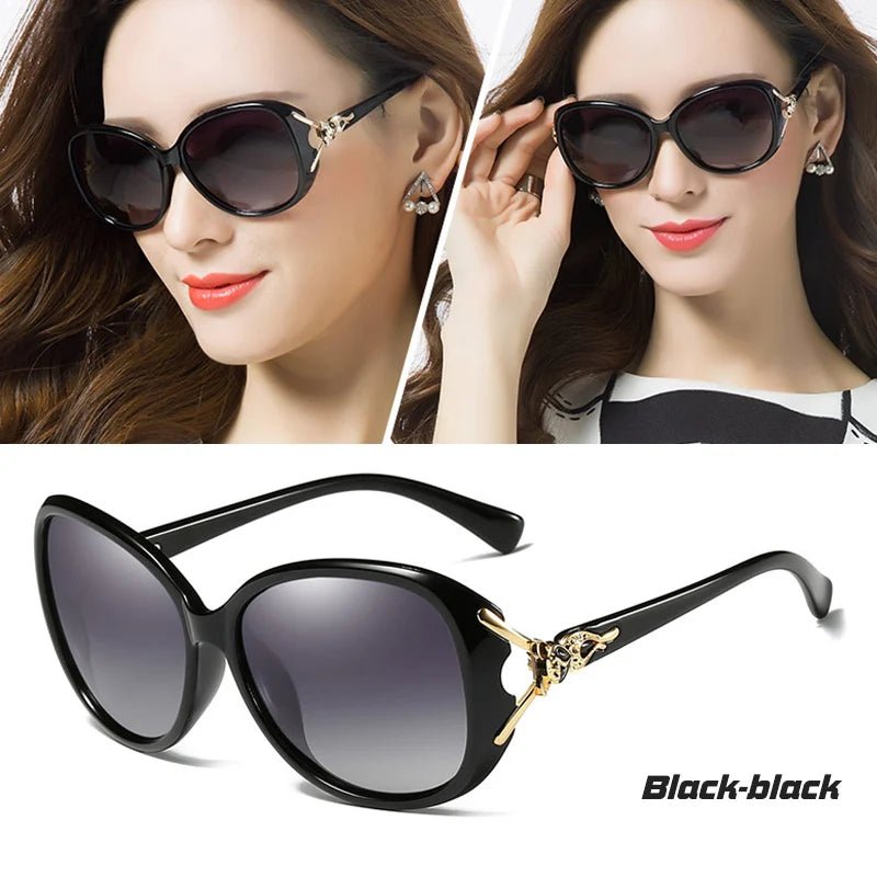2025 Nova Moda Grande Retro Polarizado Óculos de Sol Feminino UV400 Lady - SHAMYS ONLINE SHOPPING