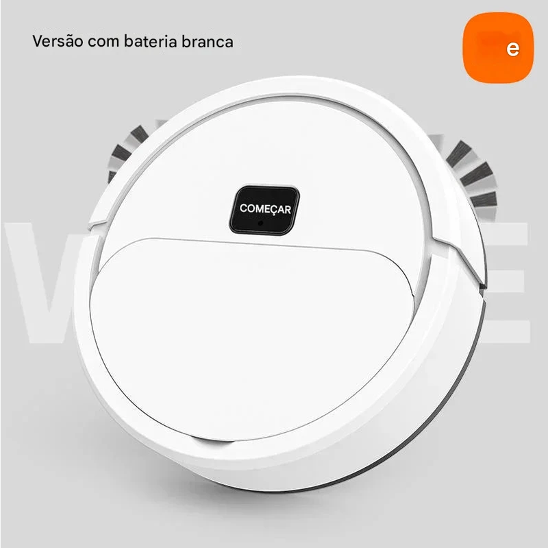 Robot Mini Aspirador de pó silencioso Varredor Mop Escova Três em um Máquina de limpeza multifuncional para casa