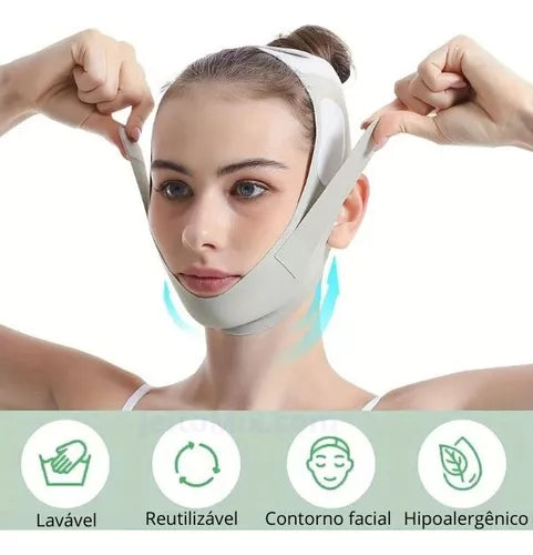 Faixa Facial Modeladora de Rosto V-Line Lifting