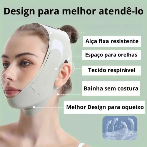 Faixa Facial Modeladora de Rosto V-Line Lifting