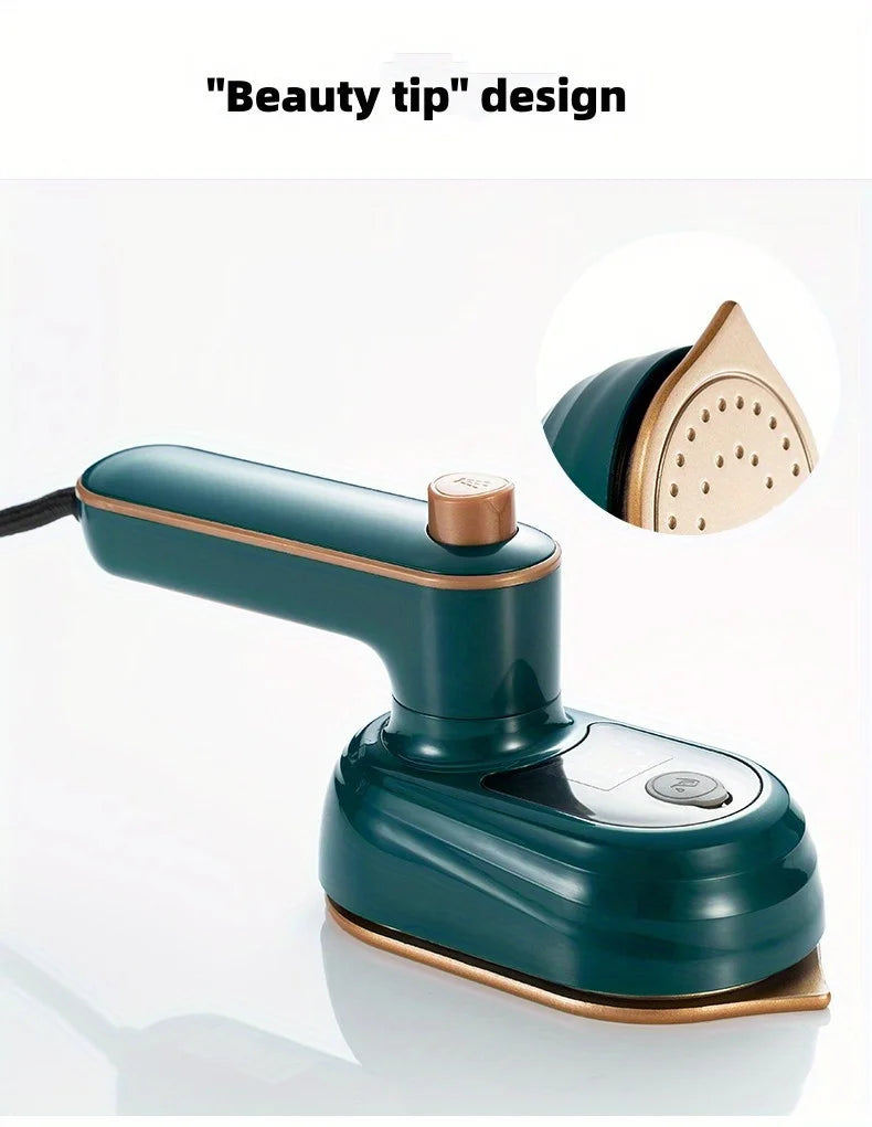 Ferro de passar a vapor portátil compacto - rotação de 180 °, design dobrável - conveniente para viagens