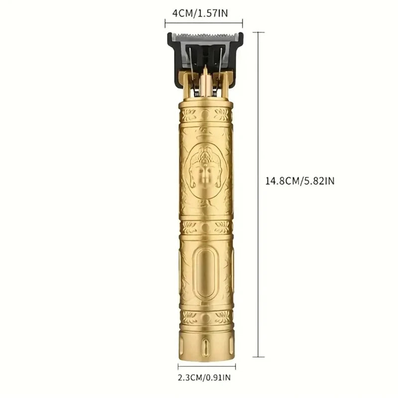 Máquina de cortar cabelo profissional para homens T9 elétrica recarregável
