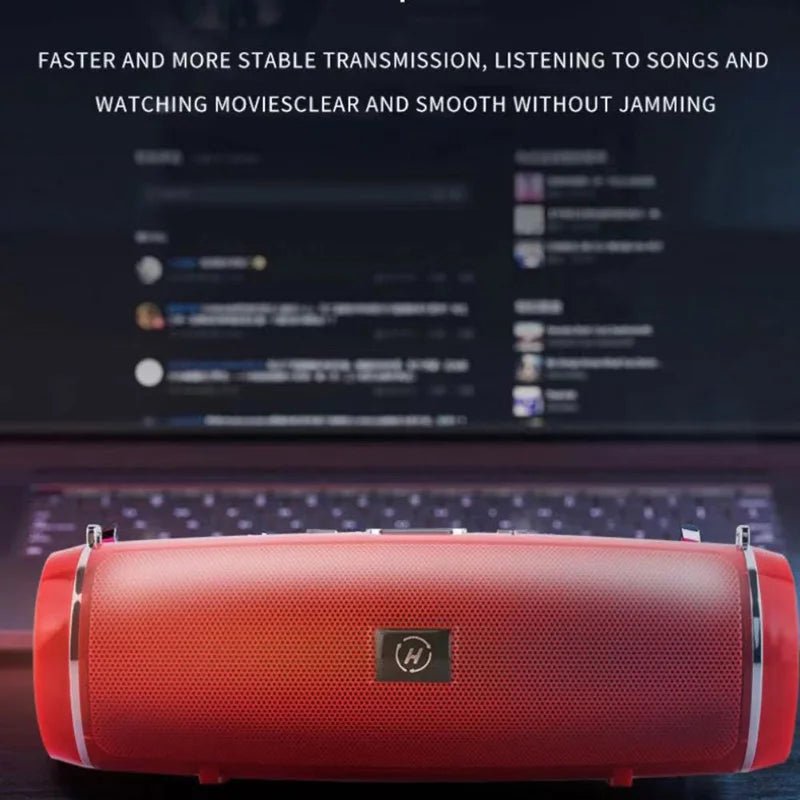 Alto - falante Bluetooth de alta qualidade e alta potência portátil, áudio sem fio externo, 3D surround, 200W - SHAMYS ONLINE SHOPPING