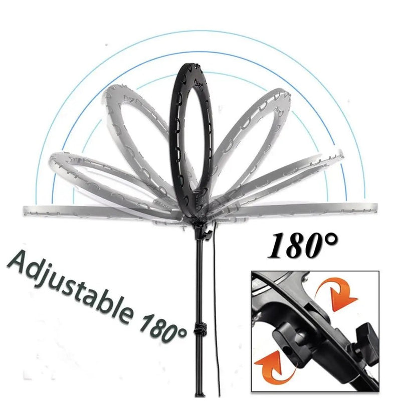 Anel de luz tipo anel de luz de 26 cm e tripé de 2 metros - SHAMYS ONLINE SHOPPING
