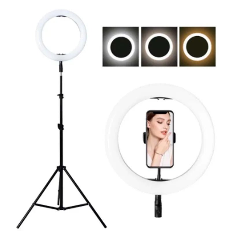 Anel de luz tipo anel de luz de 26 cm e tripé de 2 metros - SHAMYS ONLINE SHOPPING