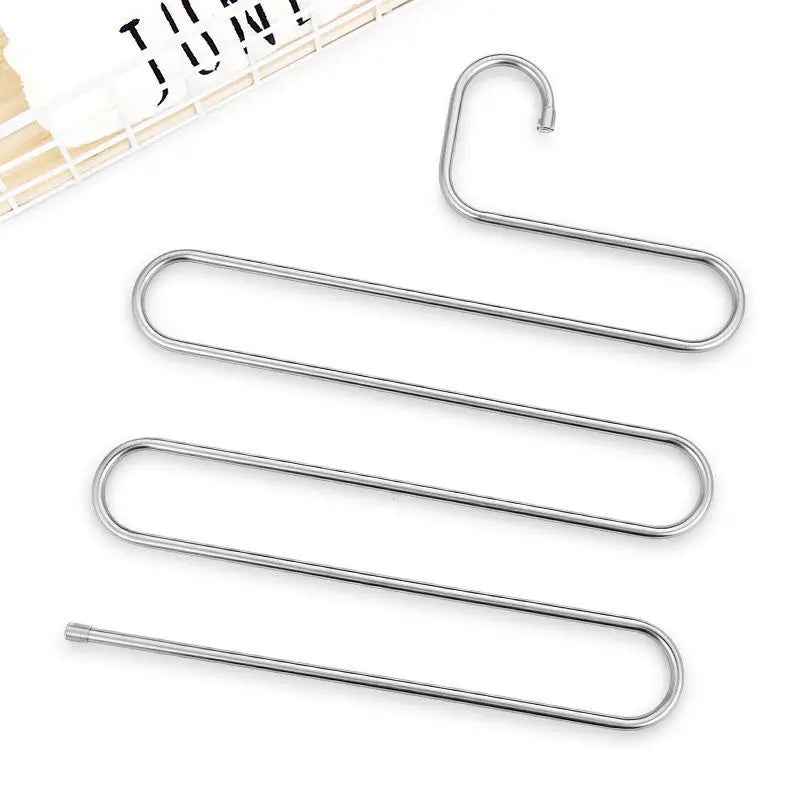 Cabides multifuncionais de 5 camadas, antiderrapantes para calças, para roupas com múltiplas funções - SHAMYS ONLINE SHOPPING