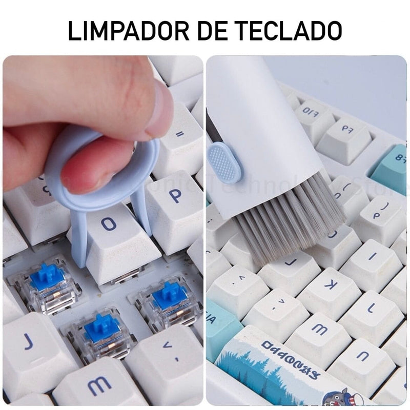 Escova de Limpeza para Teclado e Celular - CleanPro 7 em 1 - SHAMYS ONLINE SHOPPING