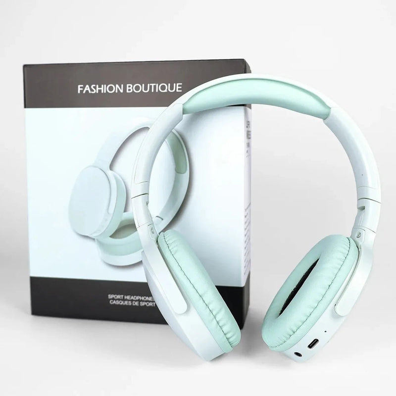 Fones de ouvido sem fio Bluetooth 5.3, para jogos com microfone. - SHAMYS ONLINE SHOPPING