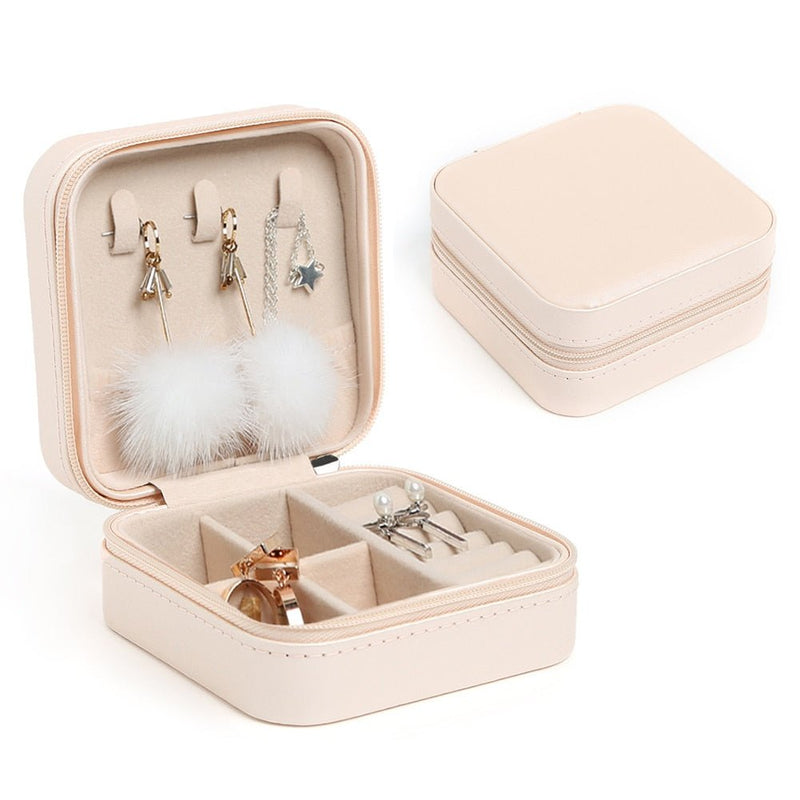 LuxBox - Porta Jóias de Couro - SHAMYS ONLINE SHOPPING