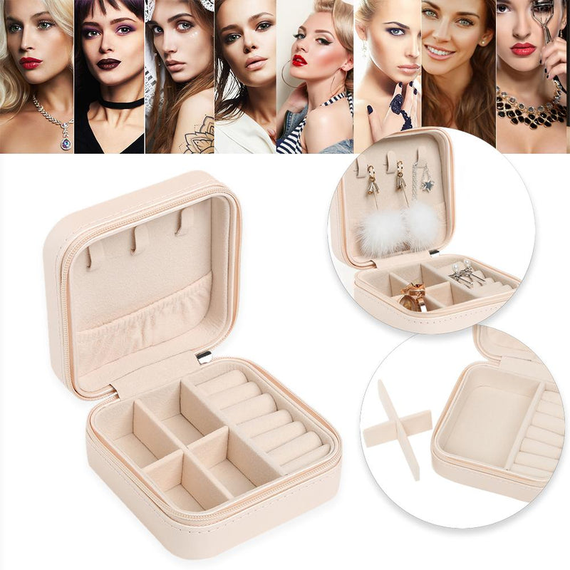 LuxBox - Porta Jóias de Couro - SHAMYS ONLINE SHOPPING