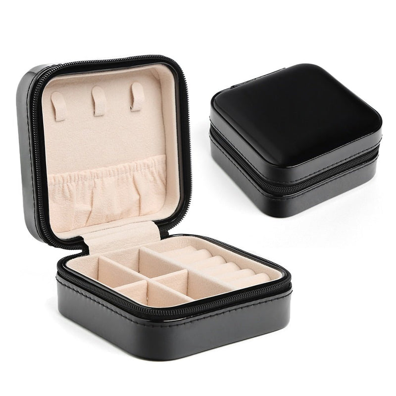 LuxBox - Porta Jóias de Couro - SHAMYS ONLINE SHOPPING