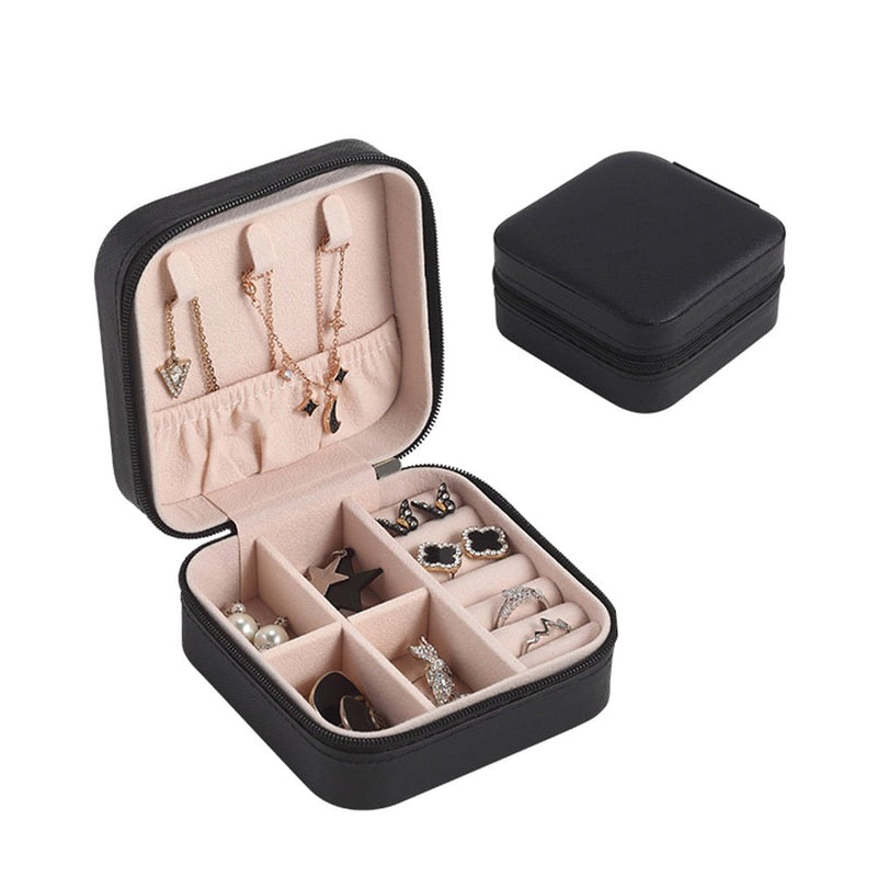 LuxBox - Porta Jóias de Couro - SHAMYS ONLINE SHOPPING