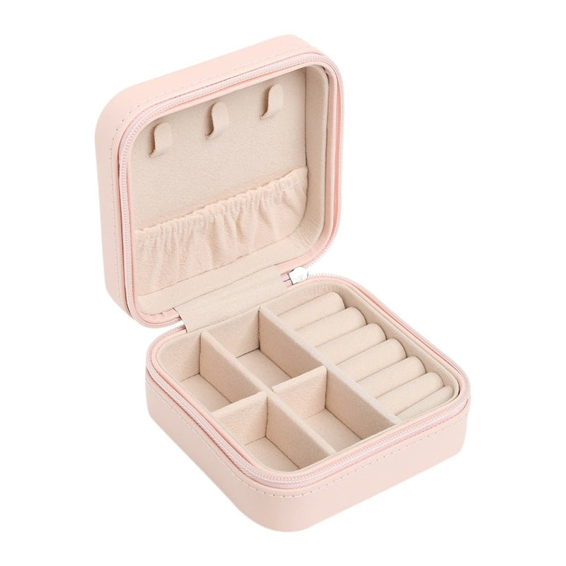 LuxBox - Porta Jóias de Couro - SHAMYS ONLINE SHOPPING