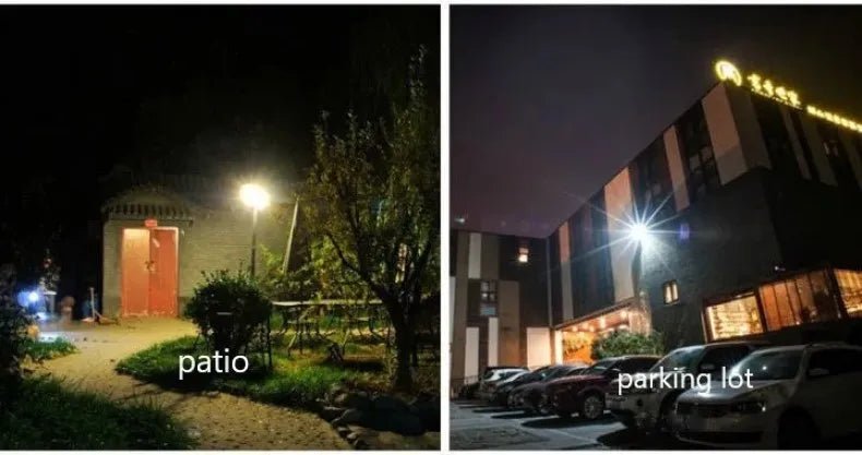 Mais novas luzes solares LED 9900LM lâmpada solar externa com sensor de movimento 4 modos à prova d'água IP65 luz solar para jardim, quintal e rua - SHAMYS ONLINE SHOPPING