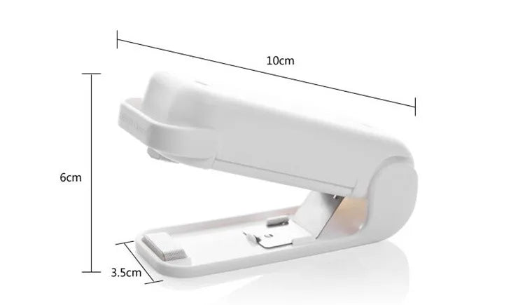 Mini Máquina de Selagem de Sacos Térmicos Seladora de Pacotes Sacos Térmicos Plásticos para Alimentos - SHAMYS ONLINE SHOPPING