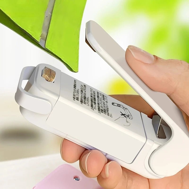 Mini Máquina de Selagem de Sacos Térmicos Seladora de Pacotes Sacos Térmicos Plásticos para Alimentos - SHAMYS ONLINE SHOPPING