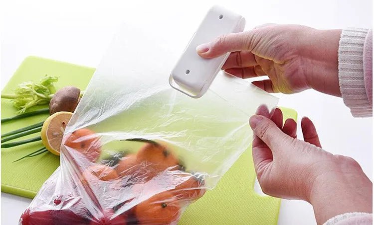 Mini Máquina de Selagem de Sacos Térmicos Seladora de Pacotes Sacos Térmicos Plásticos para Alimentos - SHAMYS ONLINE SHOPPING