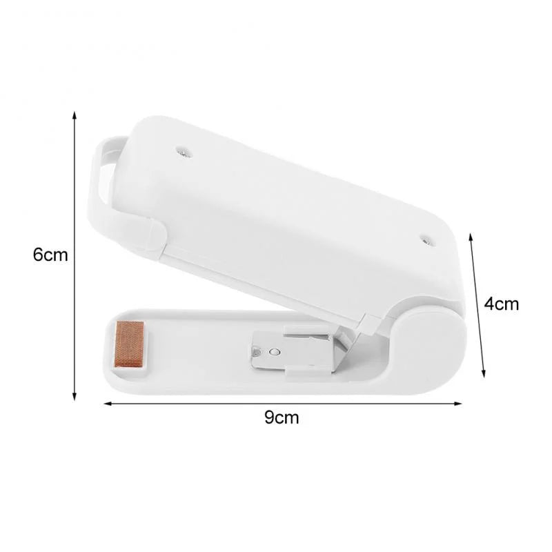 Mini Máquina de Selagem de Sacos Térmicos Seladora de Pacotes Sacos Térmicos Plásticos para Alimentos - SHAMYS ONLINE SHOPPING