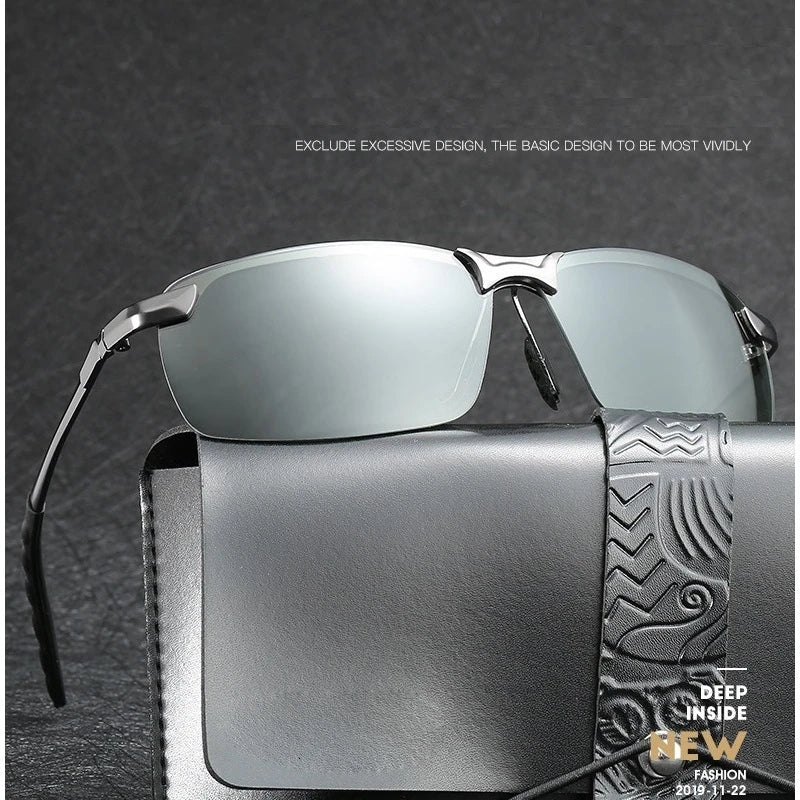 Óculos de sol fotocromáticos masculinos polarizados óculos camaleão - SHAMYS ONLINE SHOPPING