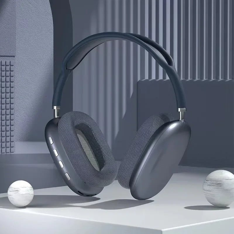 P9 Fone de ouvido sem fio Bluetooth para esportes ao ar livre, fones de ouvido sem fio para jogos com microfone, cancelamento de ruído, fones de ouvido Bluetooth - SHAMYS ONLINE SHOPPING