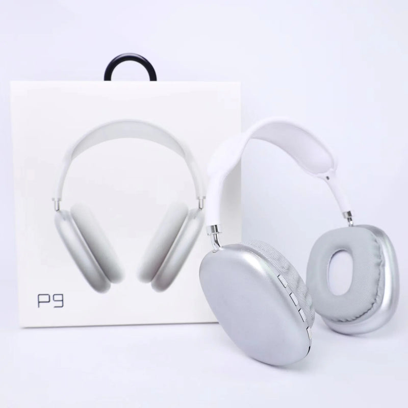 P9 Fone de ouvido sem fio Bluetooth para esportes ao ar livre, fones de ouvido sem fio para jogos com microfone, cancelamento de ruído, fones de ouvido Bluetooth - SHAMYS ONLINE SHOPPING