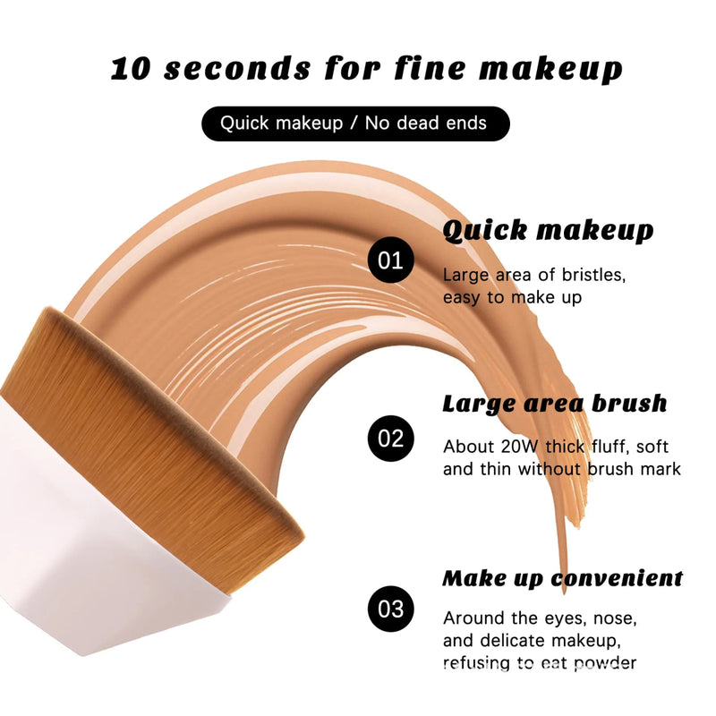 Pincéis de maquiagem mágicos de alta densidade para creme BB, pó solto, base macia e sem rastros - SHAMYS ONLINE SHOPPING
