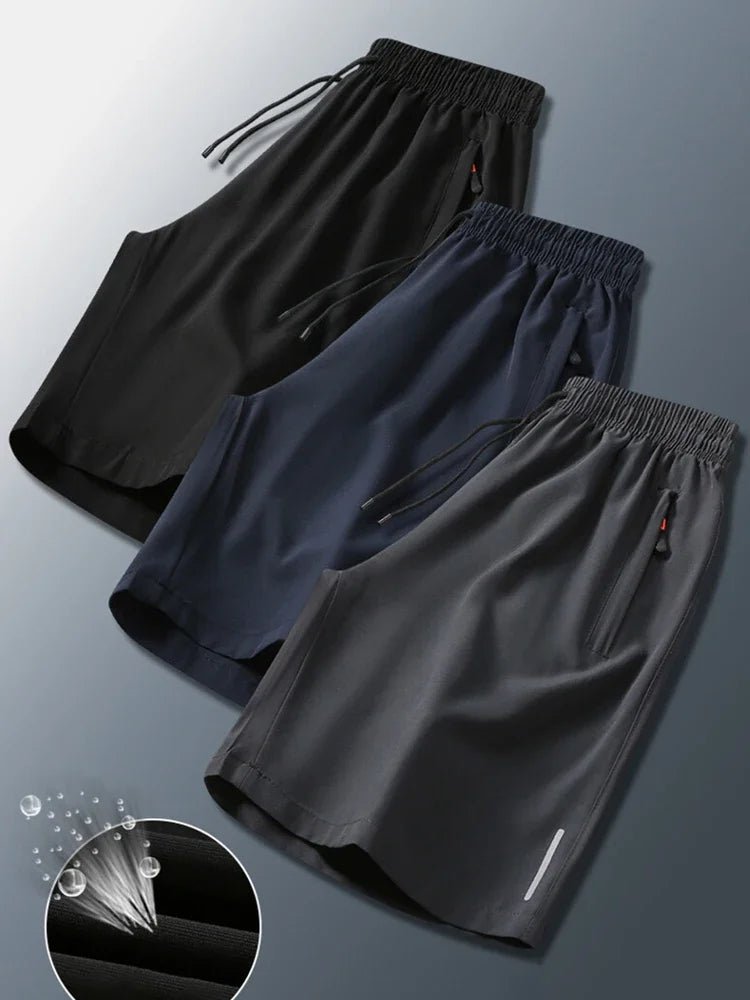 Shorts esportivos de verão masculinos, leves, de secagem rápida, elásticos, para homens - SHAMYS ONLINE SHOPPING