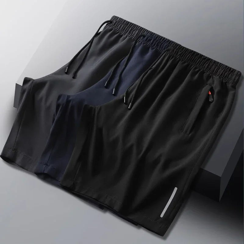 Shorts esportivos de verão masculinos, leves, de secagem rápida, elásticos, para homens - SHAMYS ONLINE SHOPPING