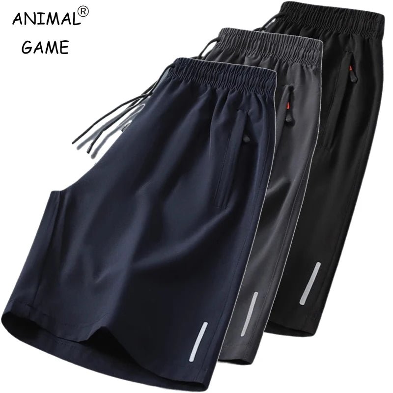 Shorts esportivos de verão masculinos, leves, de secagem rápida, elásticos, para homens - SHAMYS ONLINE SHOPPING