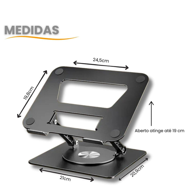 Suporte Giratório SpinFlex 360º para Notebook - SHAMYS ONLINE SHOPPING