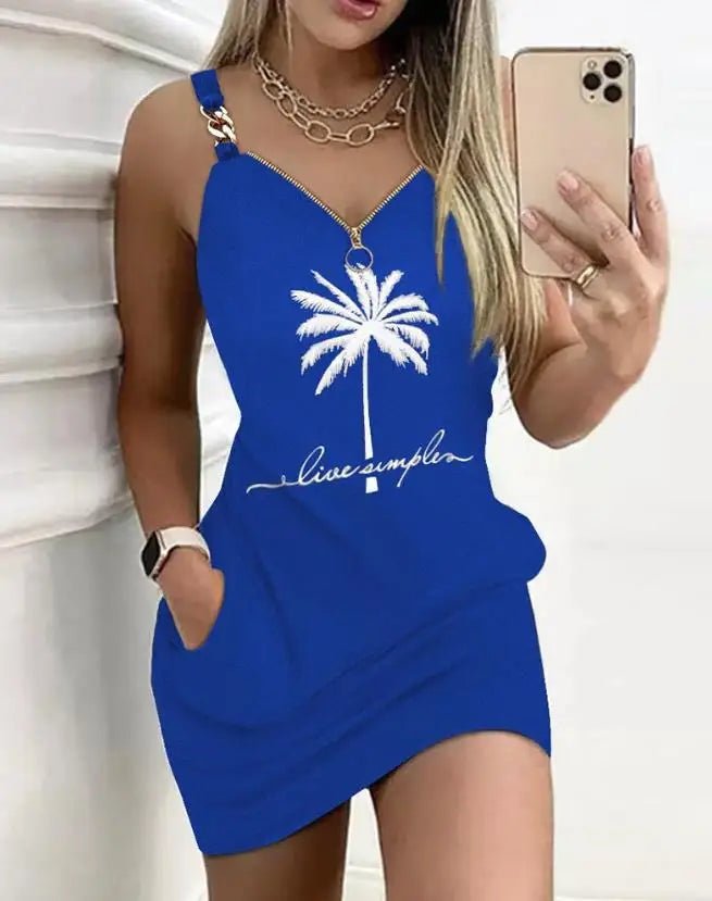 Vestidos elegantes para mulheres sexy decote em V zíper design texturizado suspensório mini vestido nova moda 2025 - SHAMYS ONLINE SHOPPING